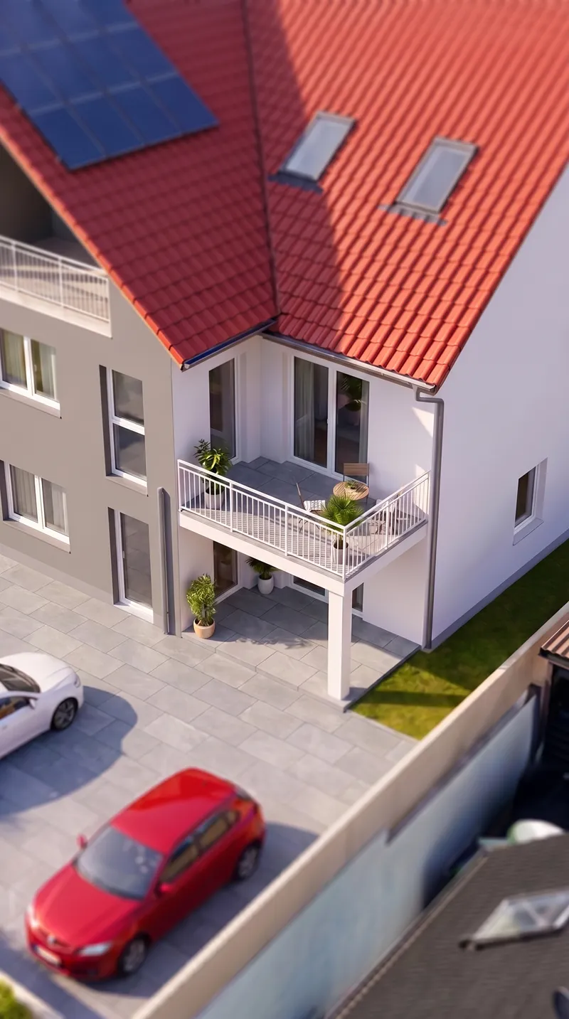 Mehrfamilienhaus in Birkenheide – Visualisierung