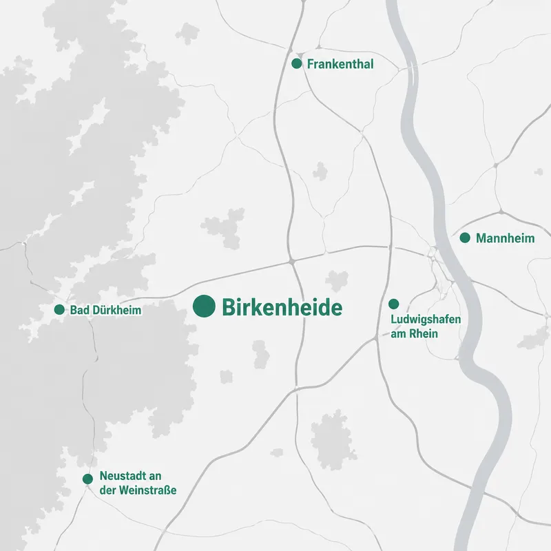 Umgebungskarte Birkenheide
