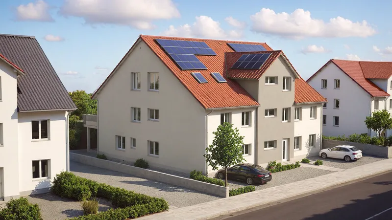 Mehrfamilienhaus in Birkenheide – Visualisierung