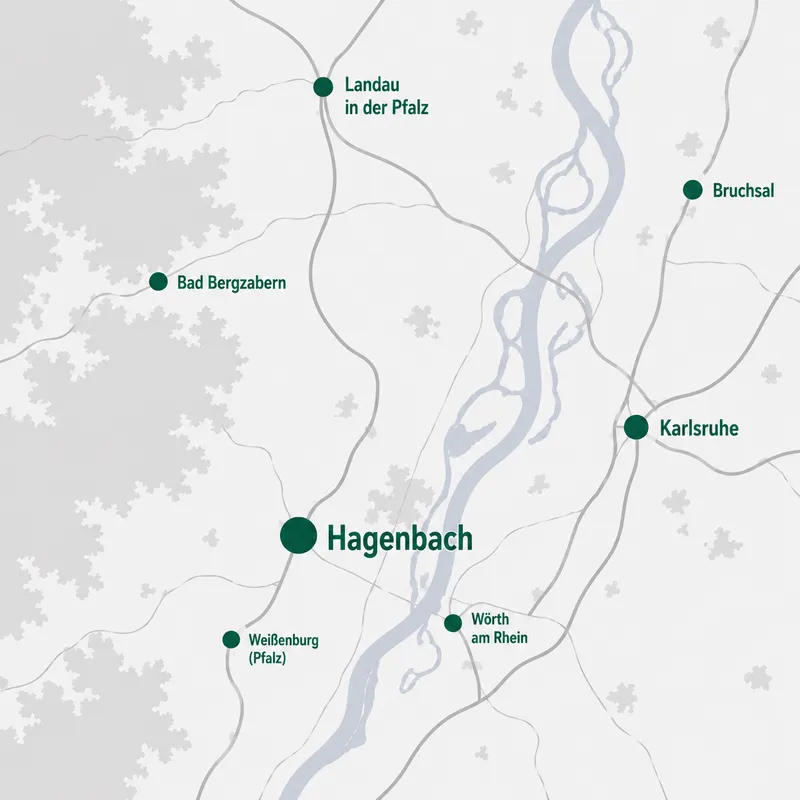 Umgebungskarte Hagenbach